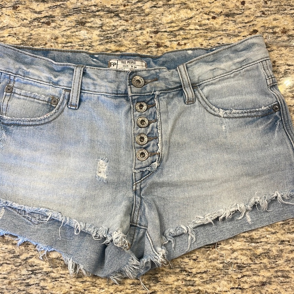 Free people Jean shorts